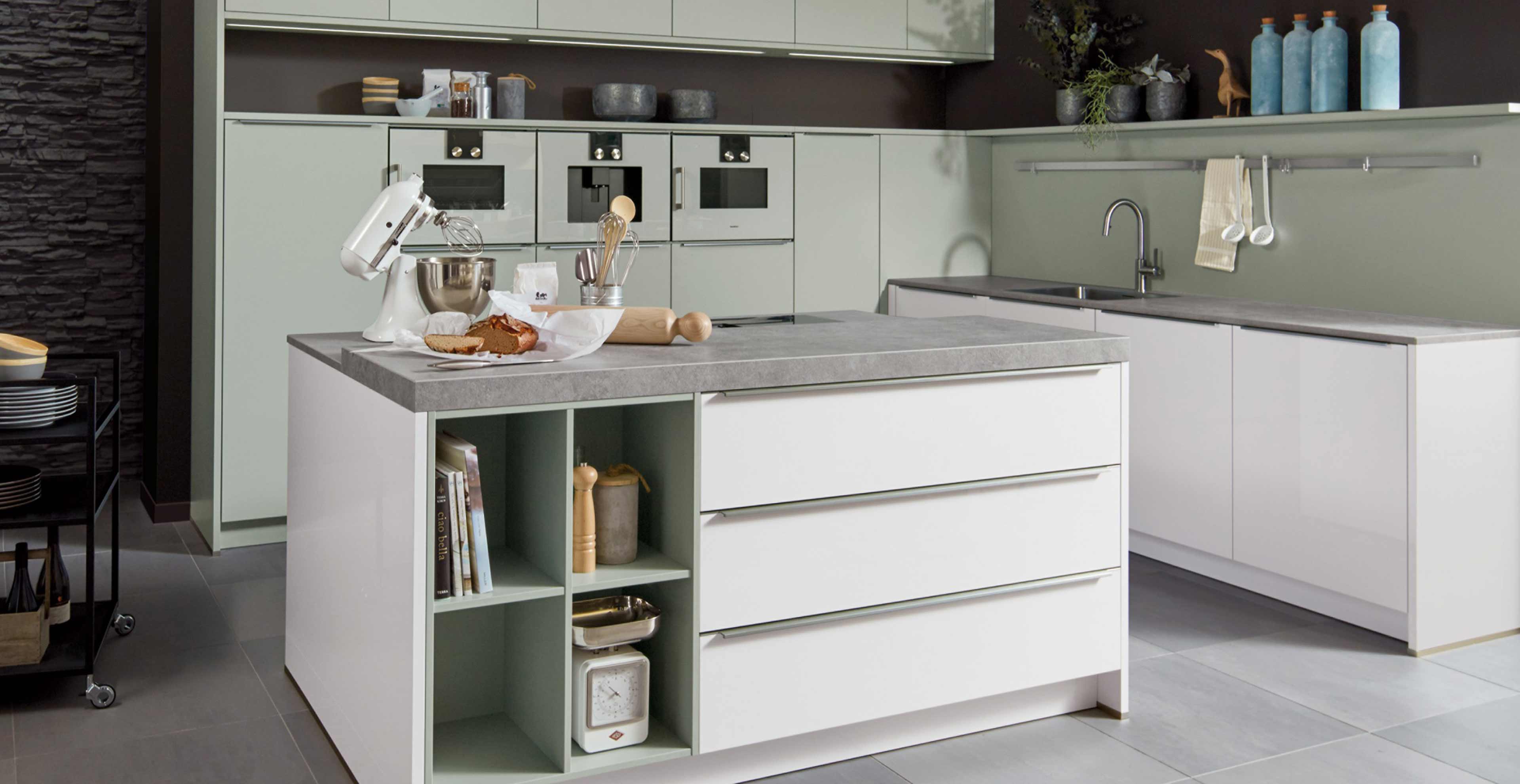 Küche in Pastellfarbe | Marquardt Küchen