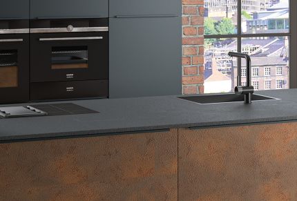 Küchenarbeitsplatte Küchenplatte Arbeitsfeld Arbeitsplatte 2700x600x40mm 