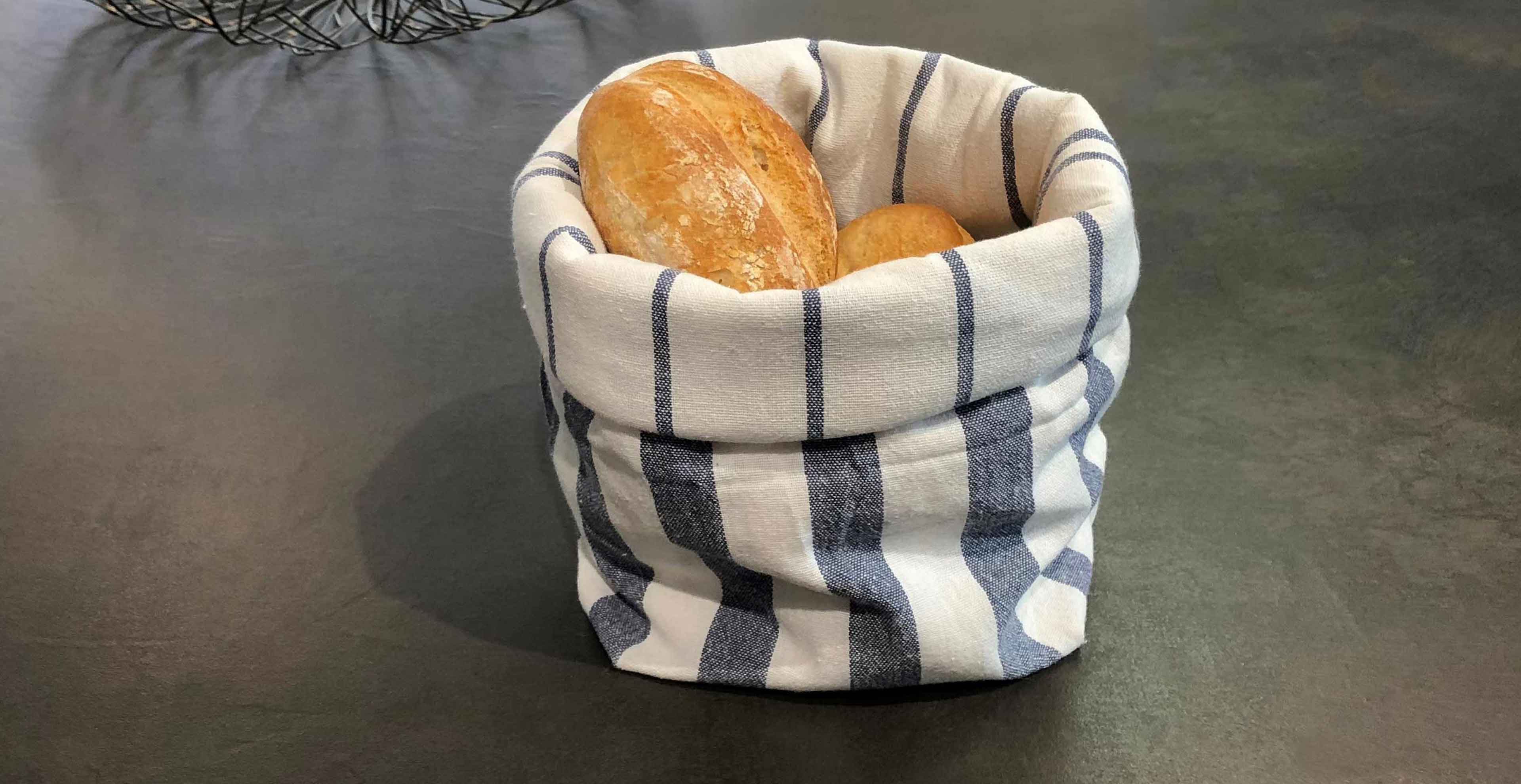 Brotkorb oder Utensilo aus Stoff nähen - Marquardt Küchen