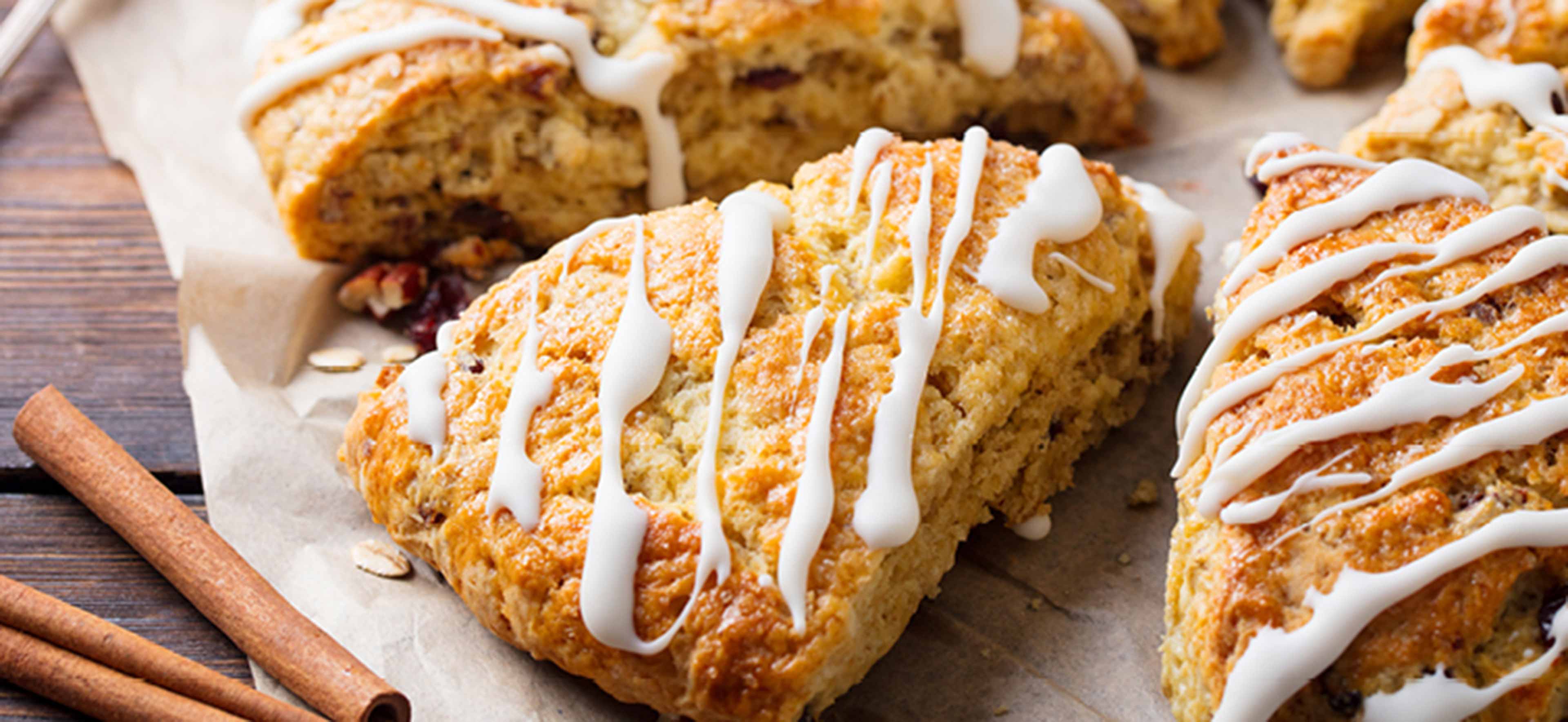 Weihnachtsgebäck schottische Scones