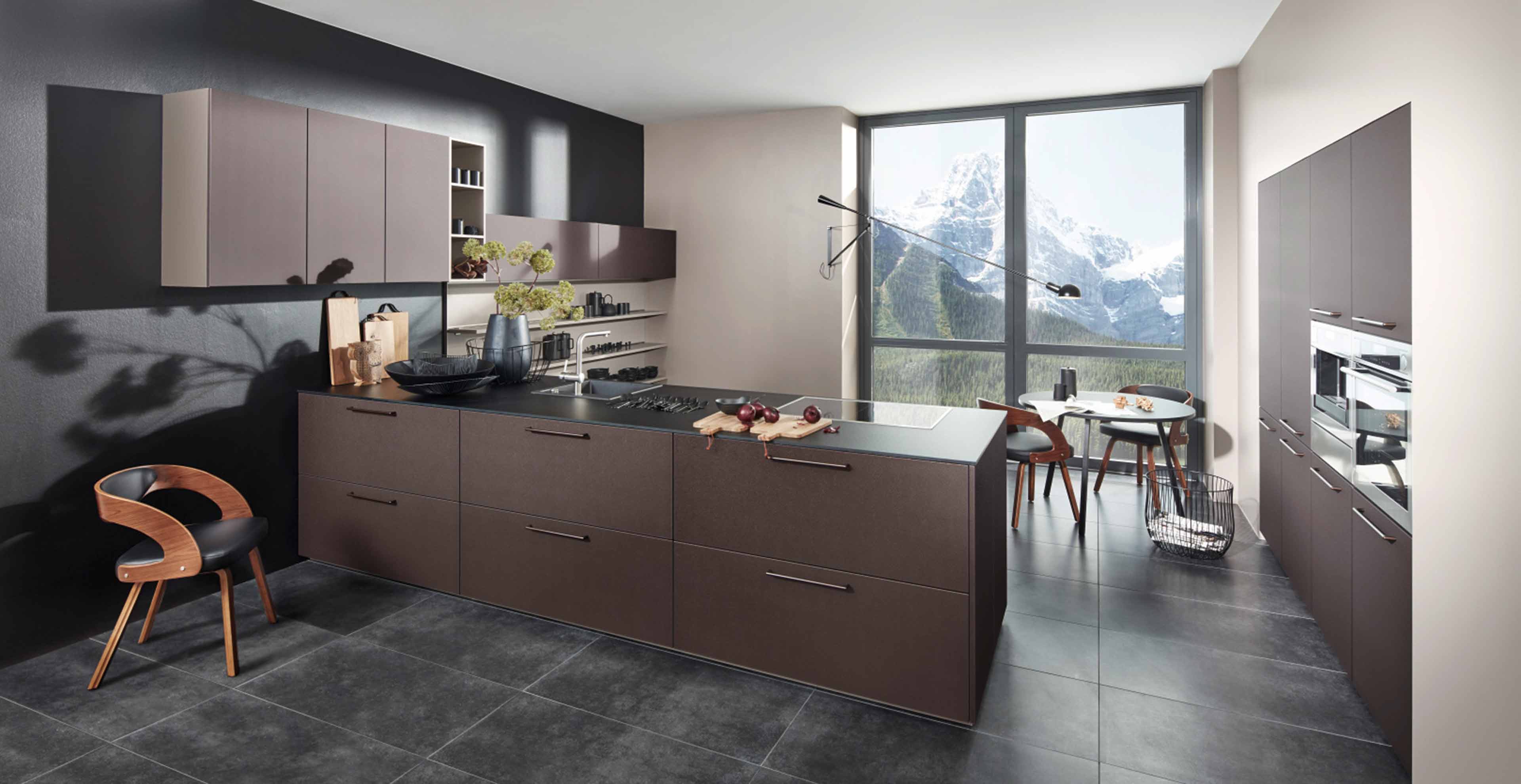 Design Kueche In Nappa Lederoptik Marquardt Kuchen